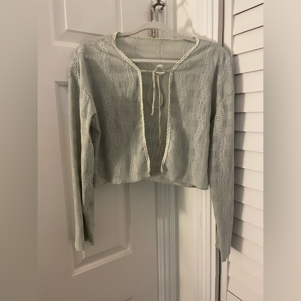 Tie front top